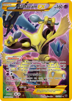 Alakazam-EX card (Fates Collide 125) with Umbreon in the artwork