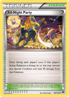 All-Night Party card (BREAKpoint 96) with Umbreon in the artwork