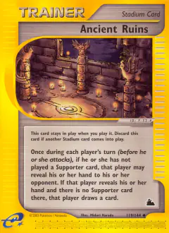 Ancient Ruins card (Skyridge 119) with Articuno in the artwork