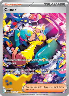 Canari card with Rotom Phone in the artwork