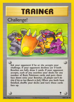 Challenge! card (Legendary Collection 106) with Machamp in the artwork
