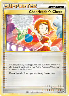 Cheerleader's Cheer card (Call of Legends 76) with Beldum in the artwork