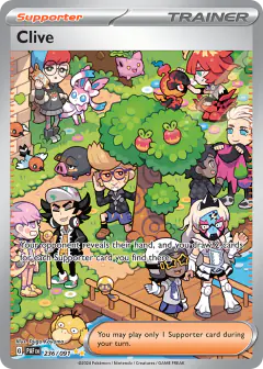 Clive card (Paldean Fates 236) with Charcadet in the artwork