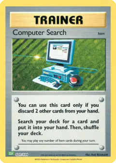 Computer Search card (Pokémon TCG Classic - Venusaur 20) with Magnemite in the artwork
