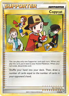 Copycat card (Call of Legends 77) with Team Rocket Grunt in the artwork
