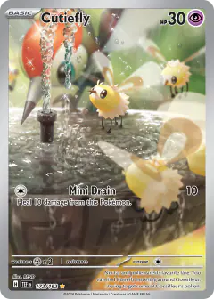 Cutiefly card (Temporal Forces 172) with Pikipek in the artwork
