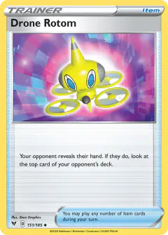 Drone Rotom card (Vivid Voltage 151) with Drone Rotom in the artwork