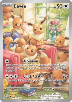 Eevee card (Twilight Masquerade 188) with Hydreigon in the artwork