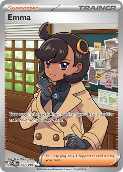 Emma card (Chaos Rising 107) with Slurpuff in the artwork