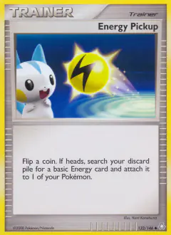 Energy Pickup card (Legends Awakened 132) with Pachirisu in the artwork