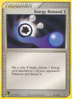 Energy Removal 2 card (Ruby & Sapphire 80) with Marill in the artwork