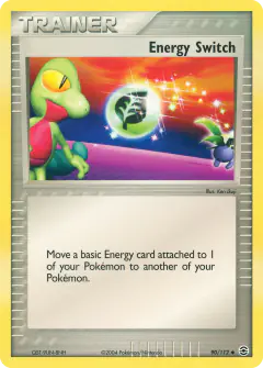 Energy Switch card (FireRed & LeafGreen 90) with Treecko in the artwork