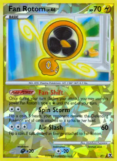 Fan Rotom card (Rising Rivals RT1) with Mow Rotom in the artwork