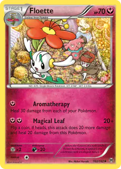 Floette card (BREAKthrough 102) with Snubbull in the artwork