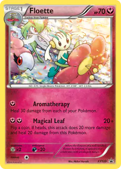 Floette card (XY Black Star Promos 139) with Kirlia in the artwork