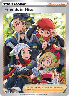 Friends in Hisui card (Crown Zenith 148) with Adaman in the artwork