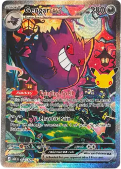 Gengar ex card from 30th Celebration