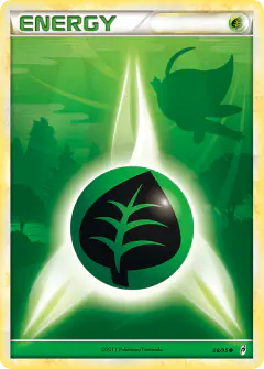Grass Energy card (Call of Legends 88) with Celebi in the artwork