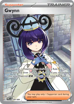 Gwynn card (Pitch Black 109) with Chandelure in the artwork
