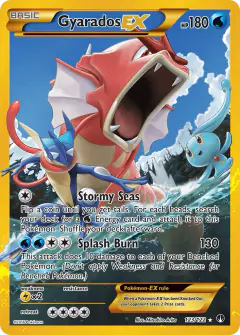 Gyarados-EX card (BREAKpoint 123) with Manaphy in the artwork