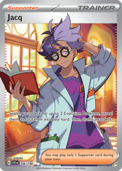 Jacq card (Scarlet & Violet Base 236) with Rotom Phone in the artwork