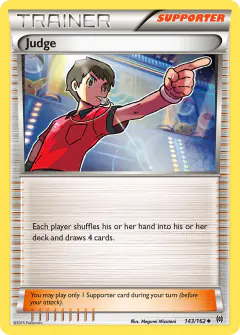 Judge card (BREAKthrough 143) with Pikachu in the artwork