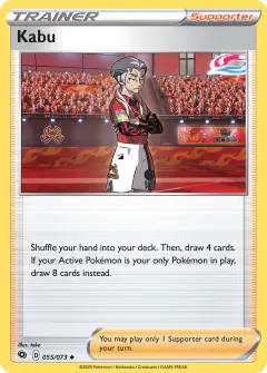 Kabu card (Champion's Path 55) with Centiskorch in the artwork