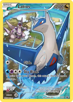 Latios card (XY Black Star Promos 79) with Palkia in the artwork
