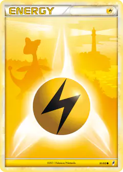 Lightning Energy card (Call of Legends 91) with Ampharos in the artwork