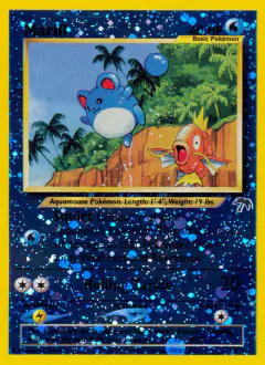 Marill card (Southern Islands 11) with Magikarp in the artwork