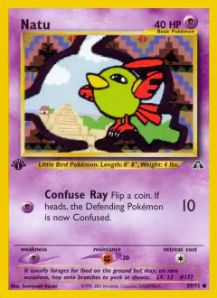 Natu card (Neo Discovery 59) with Xatu in the artwork