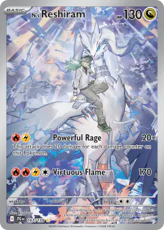 N's Reshiram card (Journey Together 167) with N in the artwork