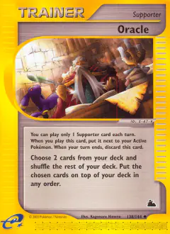 Oracle card (Skyridge 138) with Umbreon in the artwork