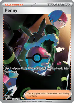 Penny card (Paldean Fates 239) with Umbreon in the artwork