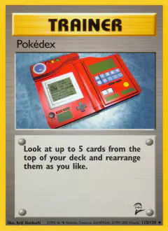 Pokédex card (Base Set 2 115) with Dugtrio in the artwork