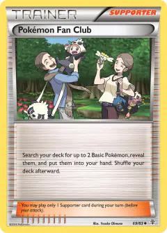 Pokémon Fan Club card (Generations 69) with Skitty in the artwork