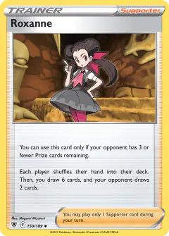 Roxanne card (Astral Radiance 150) with Kabutops in the artwork