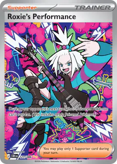 Roxie's Performance card (Chaos Rising 121) with Koffing in the artwork