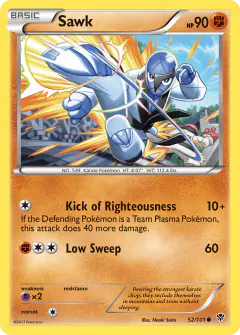 Sawk card (Plasma Blast 52) with Throh in the artwork