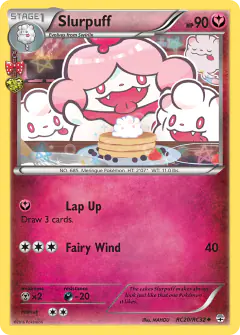 Slurpuff card (Generations RC20) with Swirlix in the artwork