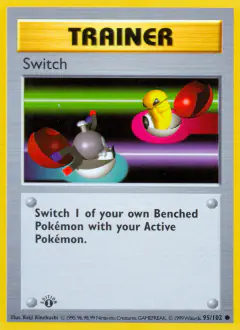 Switch card (Base Set 95) with Magnemite in the artwork