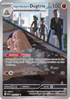 Team Rocket's Dugtrio card (Ascended Heroes 239) with Giovanni in the artwork