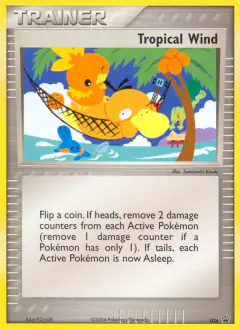 Tropical Wind card (Nintendo Black Star Promos 26) with Mudkip in the artwork