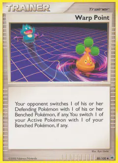 Warp Point card (Majestic Dawn 88) with Munchlax in the artwork