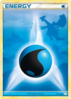 Water Energy card (HeartGold & SoulSilver Base 117) with Lugia in the artwork